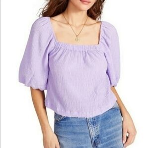 BB Dakota Peregrine Puff Sleeve Top by Steve Madden